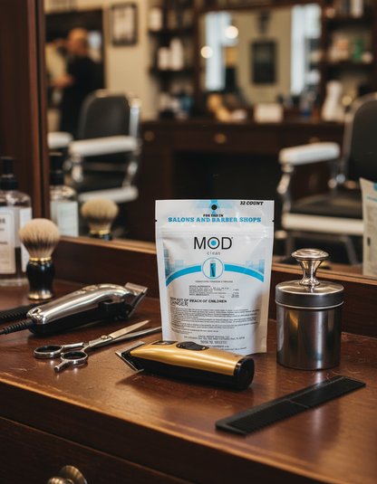 MOD Clean Eco-Friendly Salon & Barbershop Disinfectant, Fungicide & Virucide Water-Soluble Pods (32 pack)